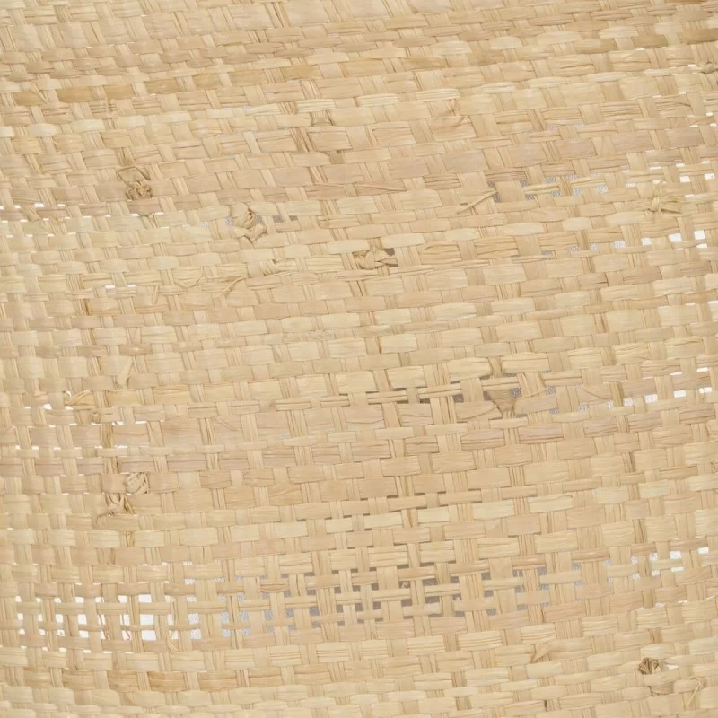 Wall Light Black Natural Raffia Iron Plastic...