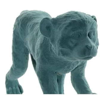 Decorative Figure DKD Home Decor Green Pink Resin Flocked... 2