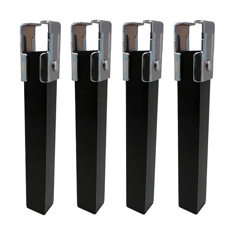 Bed legs Micel Steel 4 Pieces (4 x 3 x 25,5 cm)