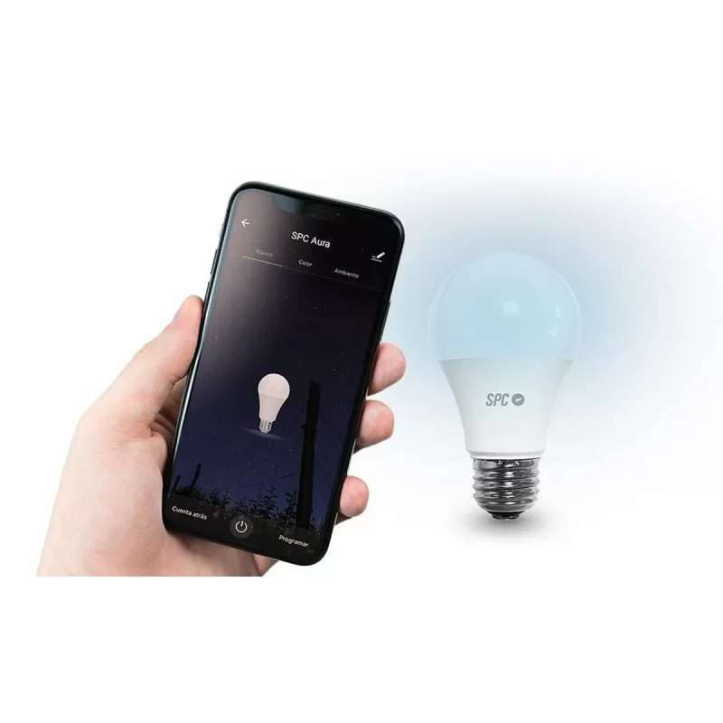 Smart Light bulb SPC Aura 1050 Wifi LED 10 W 75...