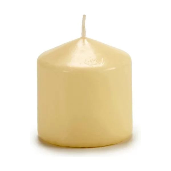 Candle 7 x 7,8 x 7 cm Cream Wax