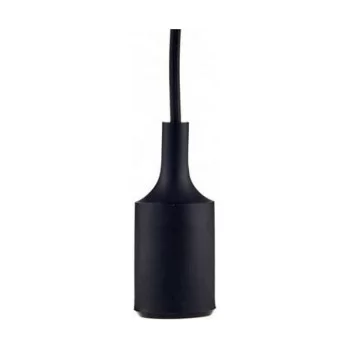 Ceiling Light industrial Black Plastic 2