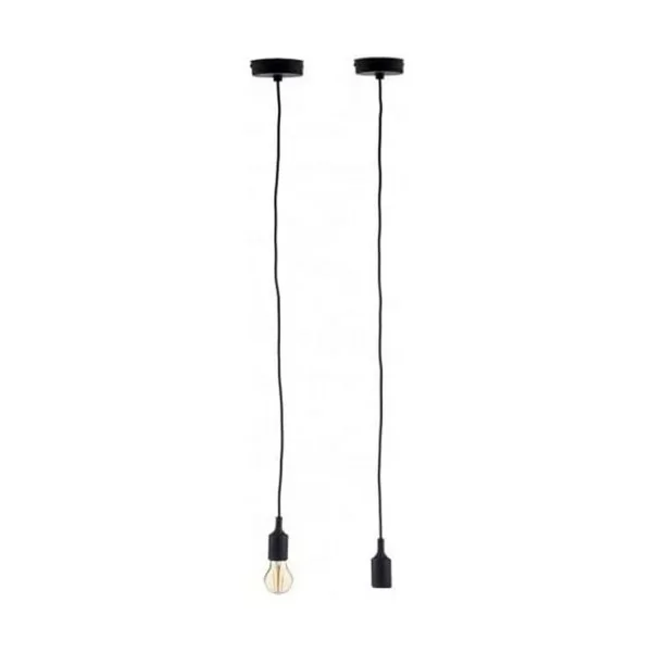 Ceiling Light industrial Black Plastic