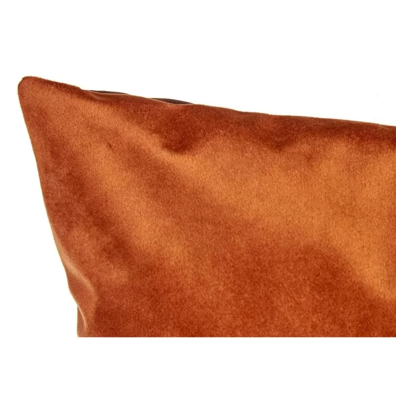 Cushion Polyester Velvet Orange (45 x 15 x 60 cm)