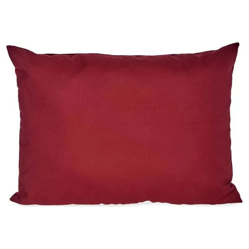 Cushion Polyester Velvet Red (45 x 15 x 60 cm)