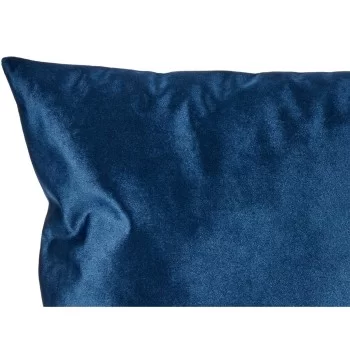 Cushion Velvet Blue Polyester (45 x 13 x 45 cm) 2