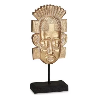 Decorative Figure Indian Man Golden Polyresin (17,5 x 36...