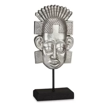 Decorative Figure Indian Man Silver Polyresin (17,5 x 36...