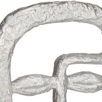Decorative Figure Face Silver Polyresin (19,5 x 38 x 10,5... 2