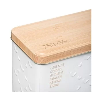 Multi-use Box Nature Scandi Metal White 750 g 2