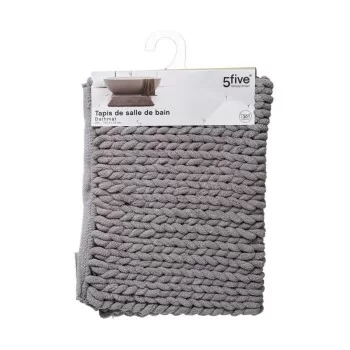 Bath rug 5five Grey Polyester (50 x 75 cm) 2