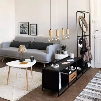 Ceiling Light Atmosphera Ays 110 x 100 x 6 cm Black Metal... 2