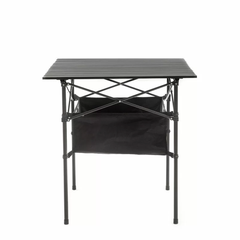 Folding Camping Table with Basket and Cover...