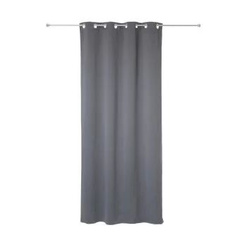 Curtains Atmosphera Opaque Grey Polyester 2 Units (135 x...