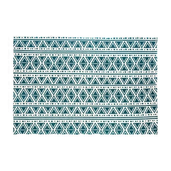 Carpet Atmosphera Blue White Multicolour 100% cotton 60 x 90 cm