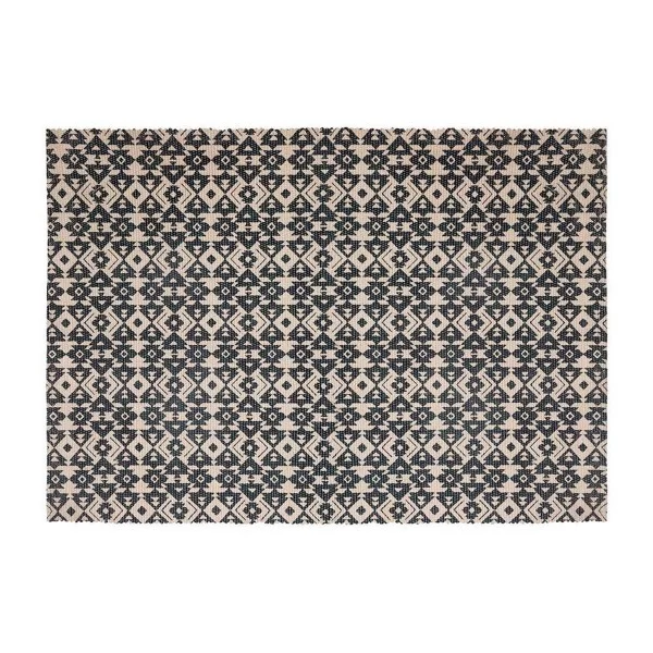 Carpet Atmosphera Black Beige Cotton Multicolour 60 x 90 cm