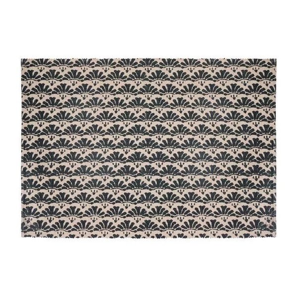 Carpet Atmosphera Black Beige Cotton Multicolour 60 x 90 cm