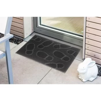 Doormat Pin Mat Black Natural rubber 60 x 40 cm 2