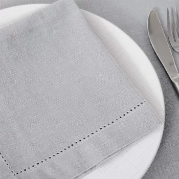Napkins Atmosphera Grey (40 x 40 cm) 2