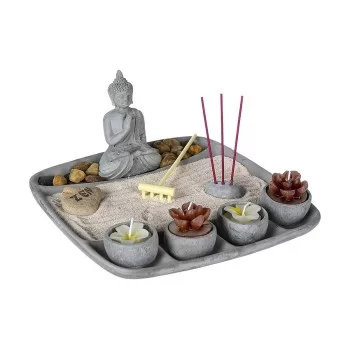 Garden statues Atmosphera Grey Cement (24 x 24 x 12 cm) 2