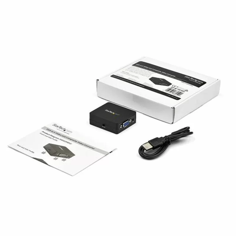 VGA to RCA Adapter Startech VGA2VID2 Black