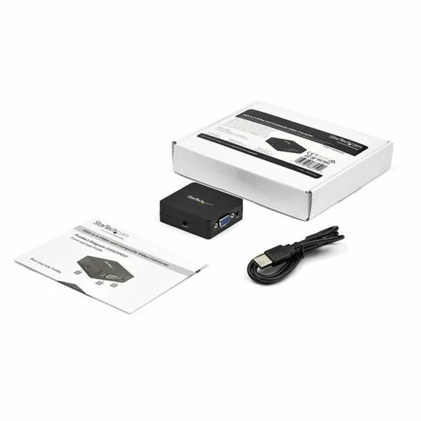 VGA to RCA Adapter Startech VGA2VID2 Black