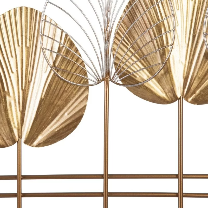 Wall Decoration 103 x 3,5 x 46 cm Golden Metal