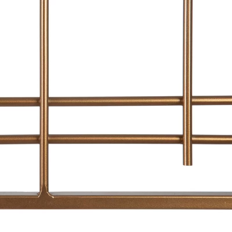 Wall Decoration 103 x 3,5 x 46 cm Golden Metal