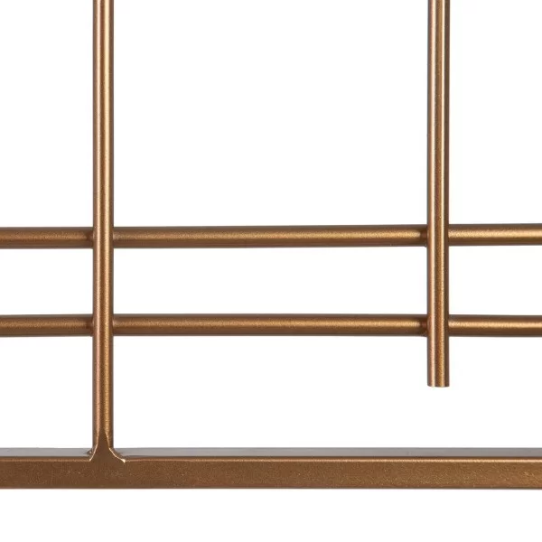 Wall Decoration 103 x 3,5 x 46 cm Golden Metal