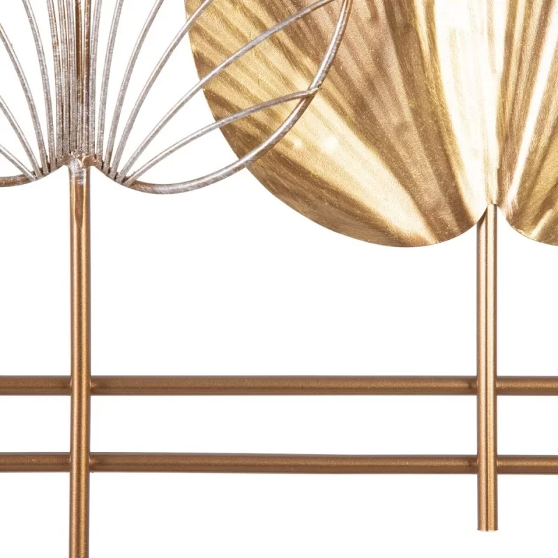 Wall Decoration 103 x 3,5 x 46 cm Golden Metal
