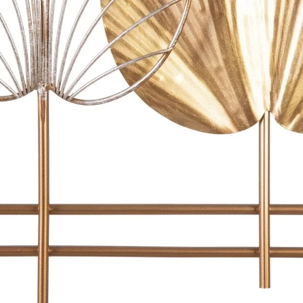 Wall Decoration 103 x 3,5 x 46 cm Golden Metal