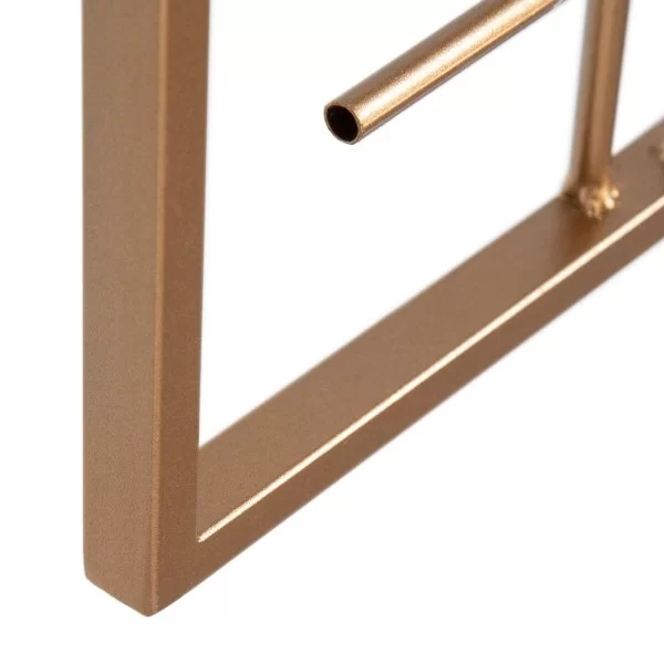 Wall Decoration 103 x 3,5 x 46 cm Golden Metal