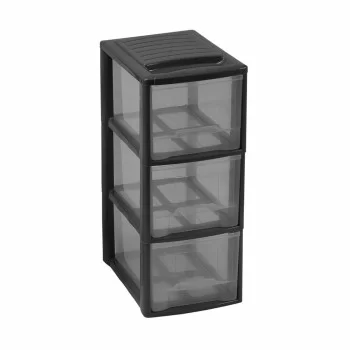 Organiser Mondex Mini Empire A5 3 drawers Black 19 x 26 x...