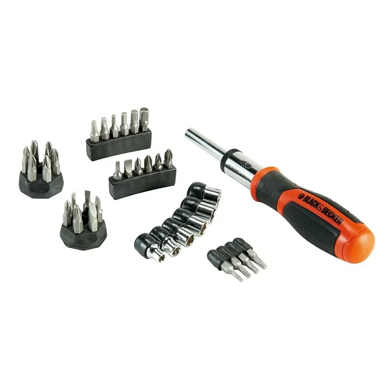 Bit set with screwdriver Black & Decker...
