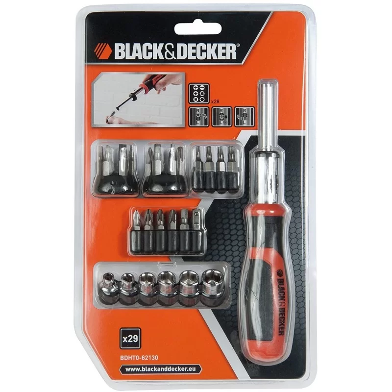 Bit set with screwdriver Black & Decker...