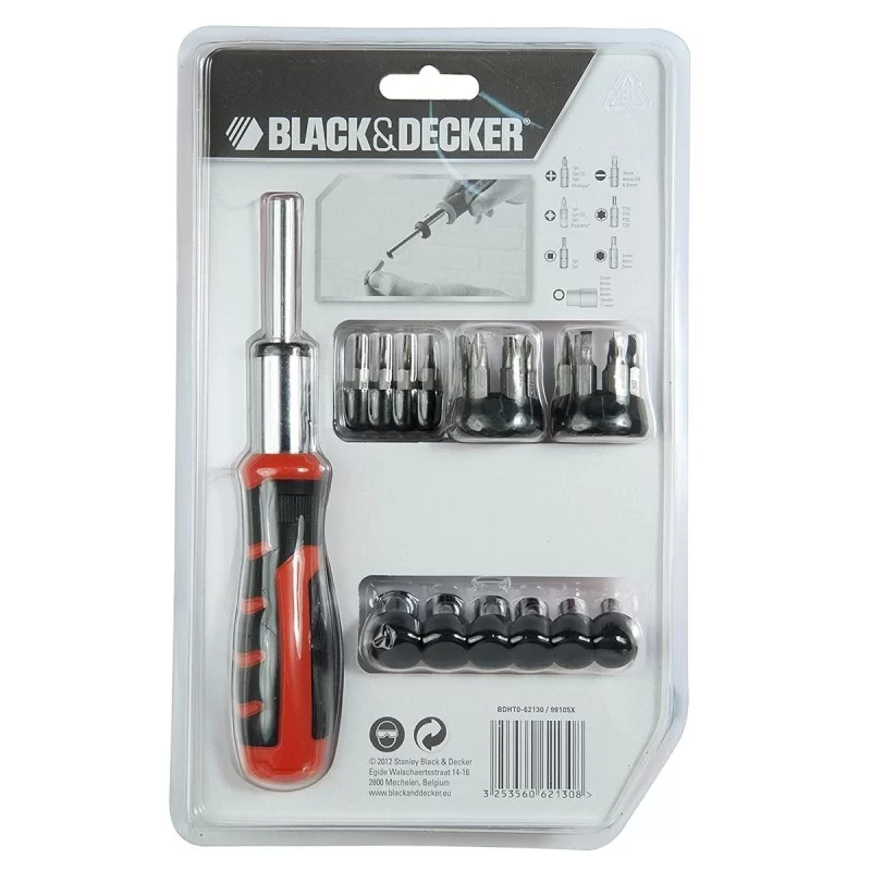Bit set with screwdriver Black & Decker...