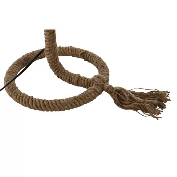 Desk lamp Home ESPRIT Brown Rope 220 W 35 x 35 x 80 cm