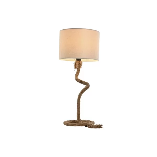 Desk lamp Home ESPRIT Brown Rope 220 W 35 x 35 x 80 cm