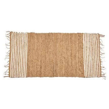 Carpet Black Natural Stripes 70 x 1 x 140 cm (8 Units) 2