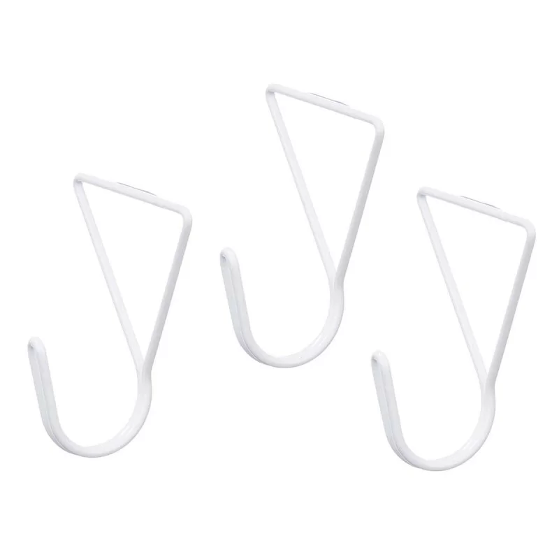 Hangers White Metal Triangular Set 3 Pieces (6...