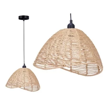 Ceiling Light Natural Rattan 60 W Cone-shaped 220 -240 V... 2