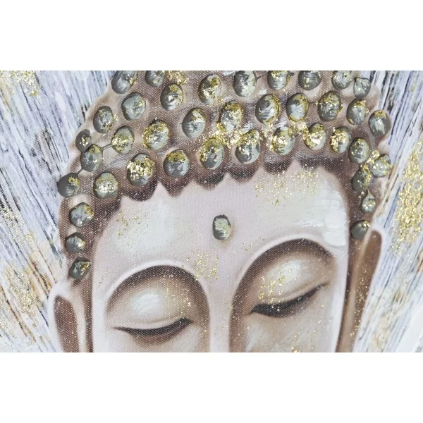 Painting Home ESPRIT Buddha Oriental 70 x 3 x 100 cm (2 Units)