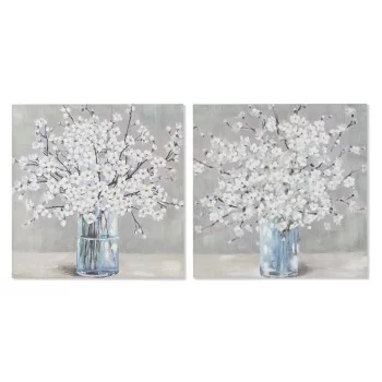 Painting Home ESPRIT Shabby Chic Vase 80 x 3 x 80 cm (2...