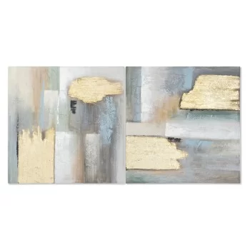 Painting Home ESPRIT Abstract Modern 80 x 3 x 80 cm (2...