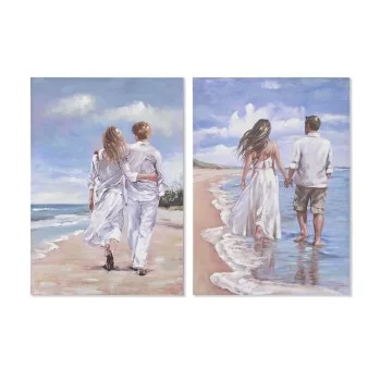 Painting Home ESPRIT Beach Mediterranean 70 x 3 x 100 cm...