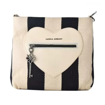 Women's Handbag Laura Ashley DIXIE-BLACK-CREAM...