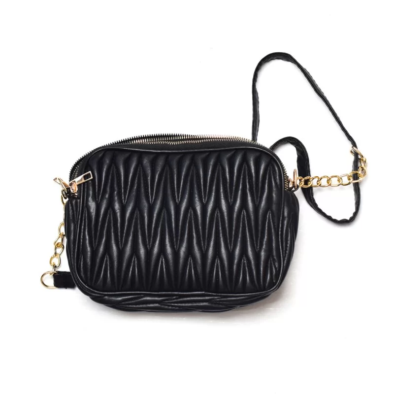 Women's Handbag Madamra 100-SIYAH Black 21 x 15 x 6 cm