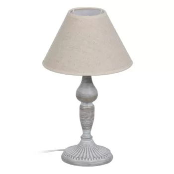 Desk lamp Beige Grey 60 W 220-240 V 20 x 20 x 34 cm 2