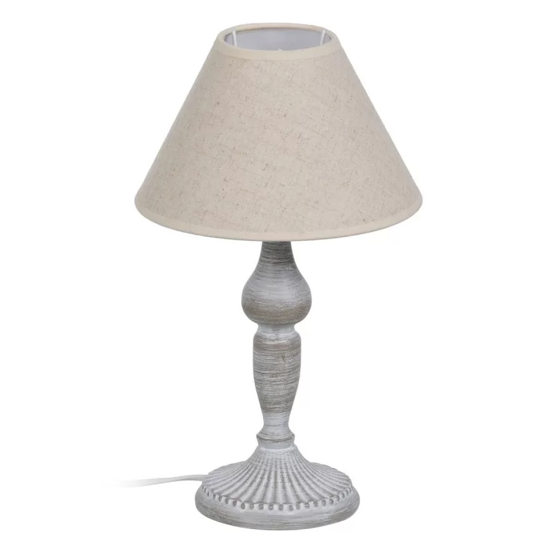 Desk lamp Beige Grey 60 W 220-240 V 20 x 20 x...