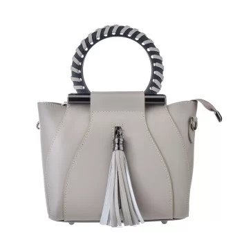 Women's Handbag Mia Tomazzi WB201297-GREY Beige (21 x 18...